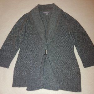 Neiman Marcus 100% Cashmere Sweater Draped Collar